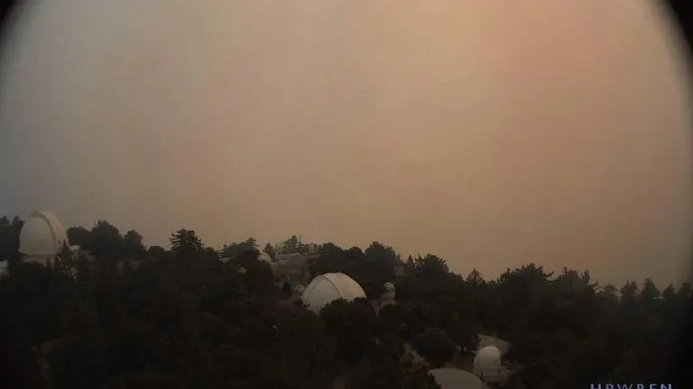 Wildfire kept away from California observatory