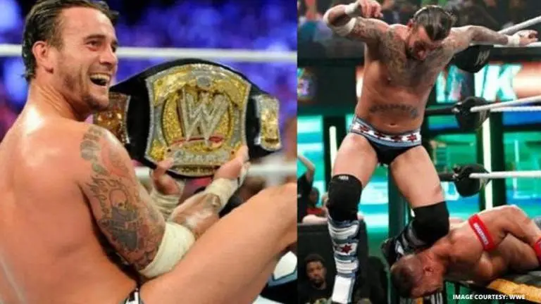 When CM Punk defeated John Cena at MITB 2011 and left with the WWE Championship CM Punk vs John Cena