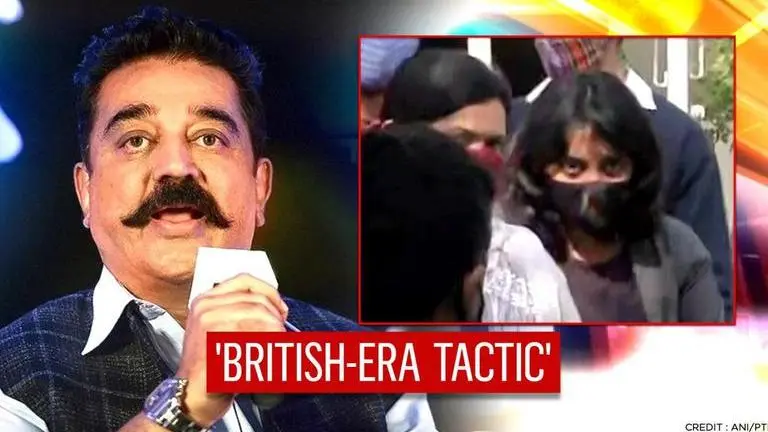Kamal Haasan condemns Disha Ravi's arrest, asks govt to stop atrocities in name of treason Kamal Haasan