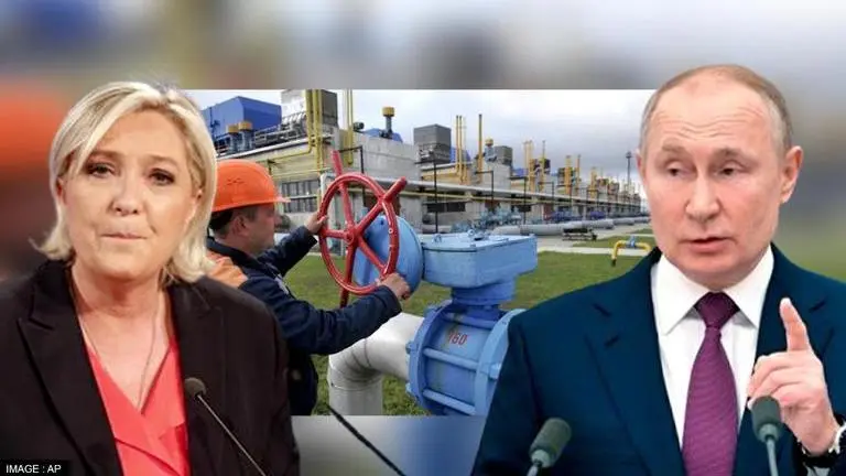 Marine Le Pen opposes Russian sanctions on gas as presidential elections draws near Marine Le Pen