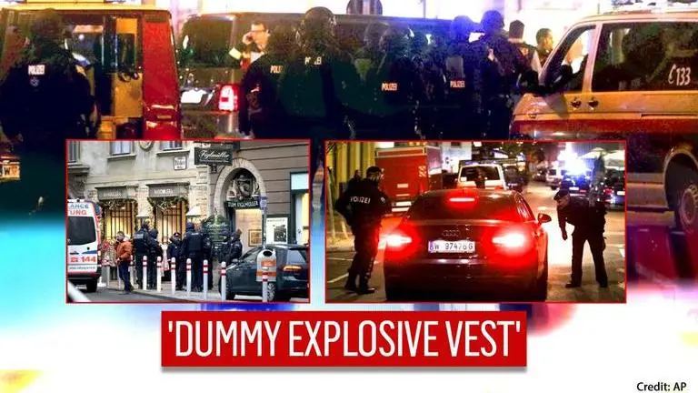 Vienna Synagogue Shooting: Explosive vest worn by attacker is 'fake' says Police