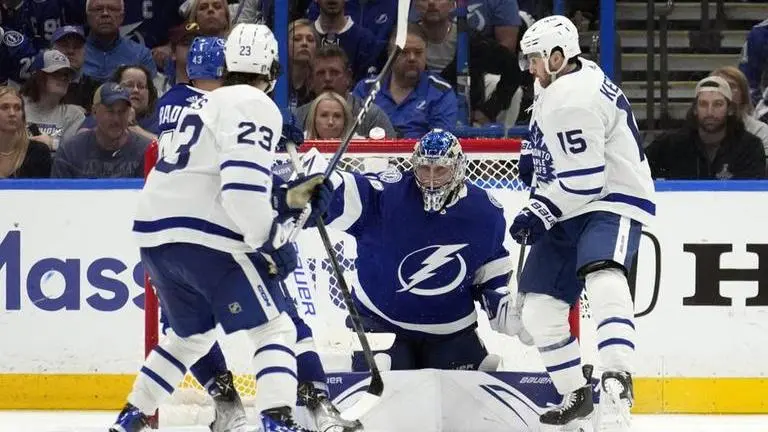 NHL Scores: Maple Leafs rally to beat Lightning in OT, lead series 3-1 NHL