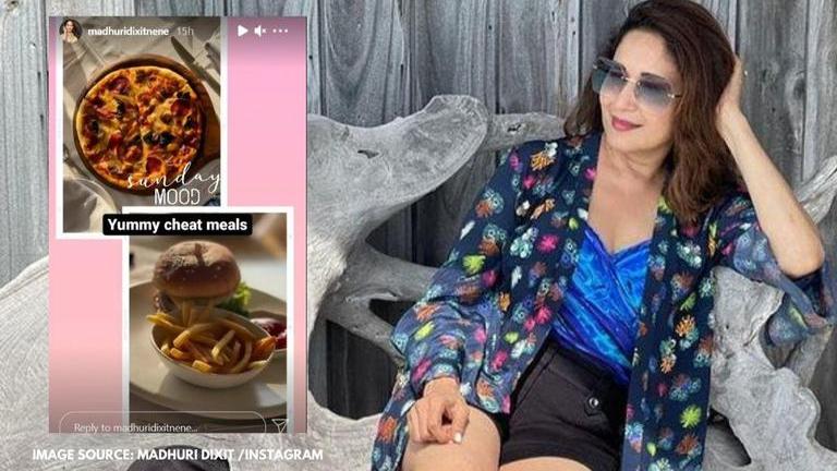 Madhuri Dixit enjoys mouth-watering cheat meal post her snorkeling ...