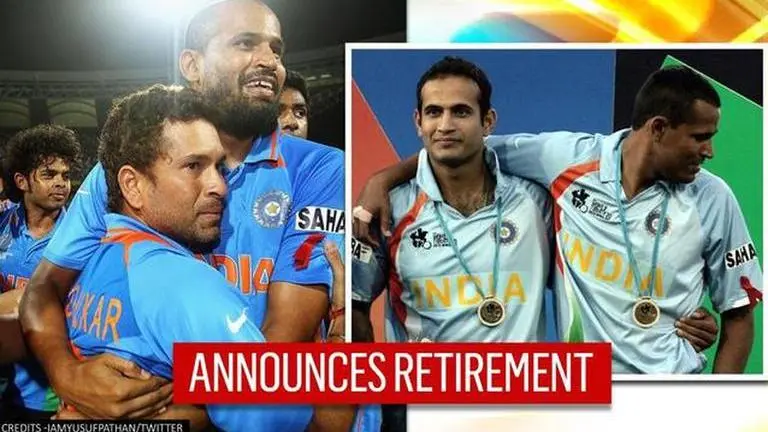Yusuf Pathan bids adieu to cricket after winning two World Cups, thanks BCCI & BCA Yusuf Pathan