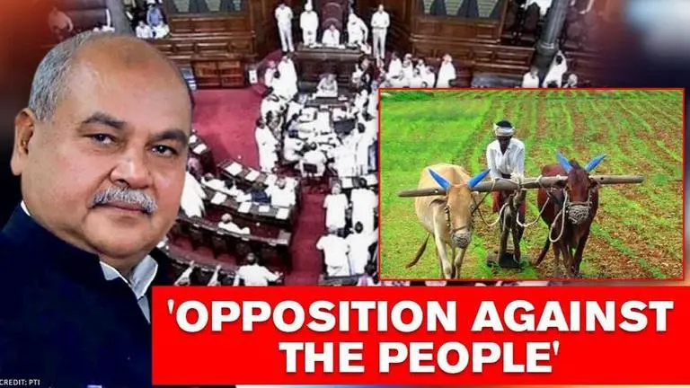 Narendra Tomar slams opposition's clamouring over Farm Bills, says 'insult to farmers' Narendra Tomar