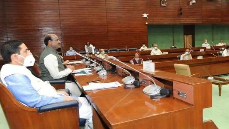 Speaker Om Birla meets party leaders ahead of Monsoon Session; visits Parliament complex Om Birla