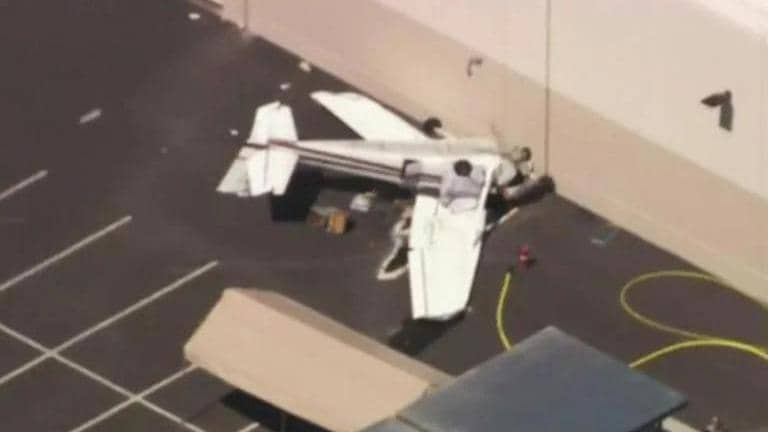 Plane rolled upside down before crashing in California and killing ...