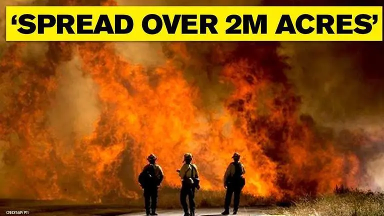 California's Wildfires burn over 2 million acres of land since August 15 California