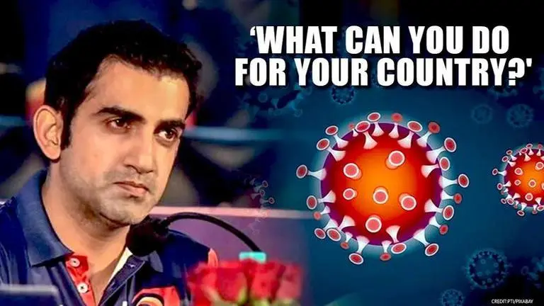Gautam Gambhir amps up fight against Coronavirus; donates 2-years salary to PM-CARES fund Gautam Gambhir
