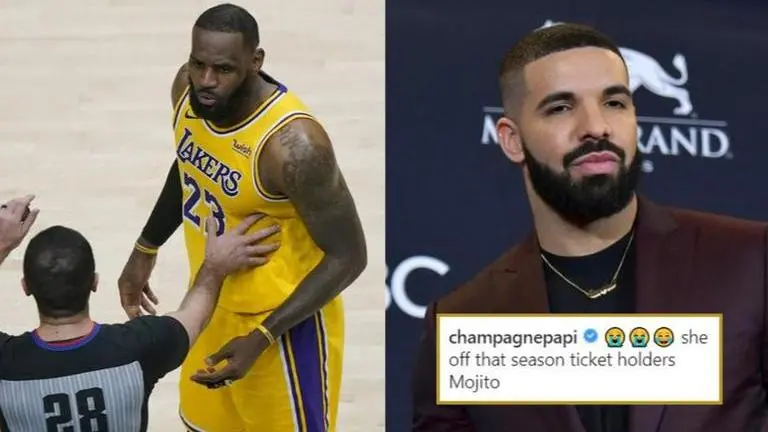 Drake, 2 Chainz react after LeBron James gets heckled by 'Courtside Karen' Juliana Carlos drake