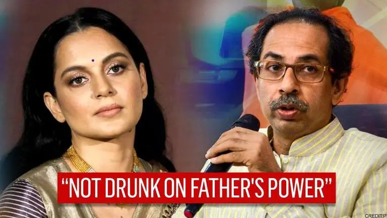 Kangana Ranaut calls CM Uddhav 'worst product of nepotism' over his 'namak haram' comment
