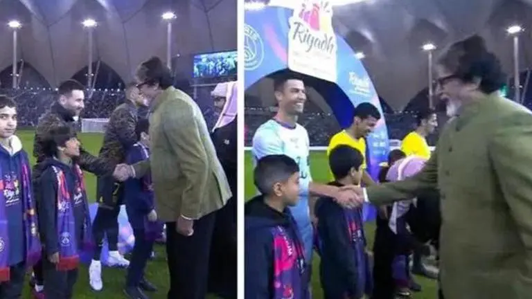 WATCH | When Amitabh Bachchan made even Cristiano Ronaldo and Lionel Messi gleefully smile Amitabh Bachchan
