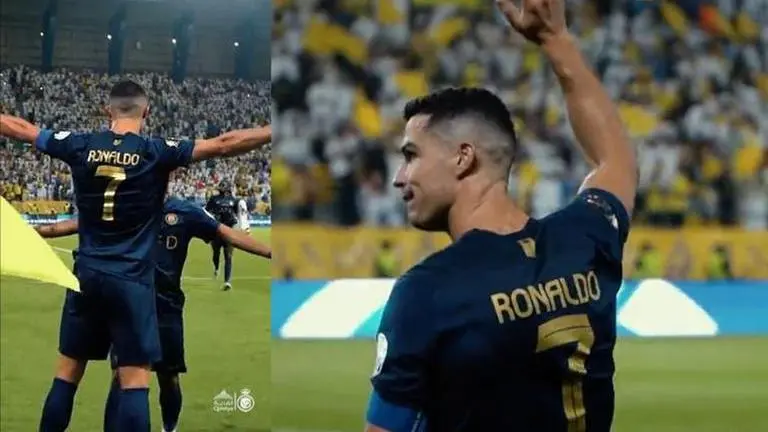 Cristiano Ronaldo hits the 'Ardah' after his magnificent brace against Al-Shabab | WATCH Cristiano Ronaldo