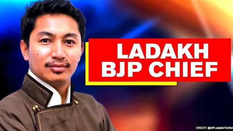 BJP MP Jamyang Namgyal appointed as party's chief in Ladakh; thanks PM Modi & JP Nadda Ladakh
