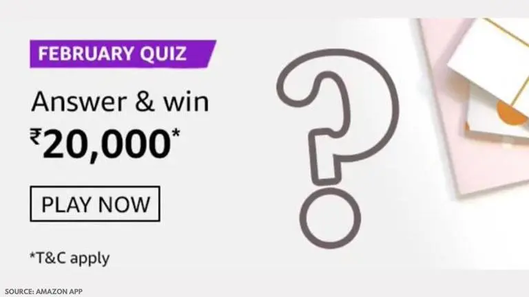 Amazon February Quiz Answer and Win