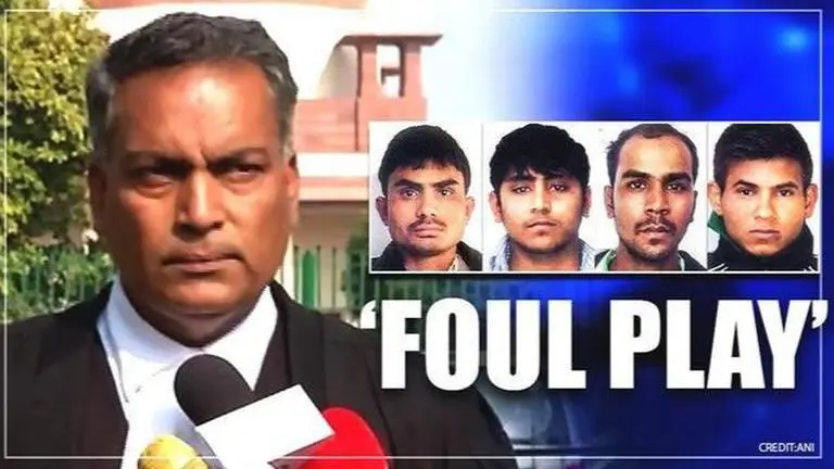 Nirbhaya Case: Convict Vinay Sharma's lawyer AP Singh alleges 'foul play' by Tihar jail Nirbhaya