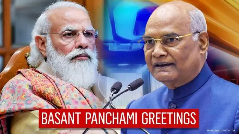 PM Modi, President Kovind and other top leaders extend greetings on Basant Panchami PM Modi, President Kovind and other top leaders extend greetings on Basant Panchami