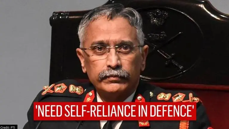 Army chief calls for self-reliance in Defence, says 'it has become strategic necessity' Indian Army