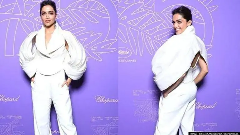 Cannes 2022: Deepika Padukone looks divine in white for festival's 75th anniversary dinner Cannes 2022, Deepika Padukone, Deepika Padukone in white, Cannes 75th anniversary dinner