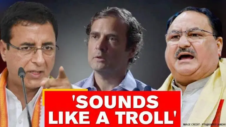 Congress slams J P Nadda's 'Project RG Relaunch' remark, says 'Sounds like a troll' Shiv Sena