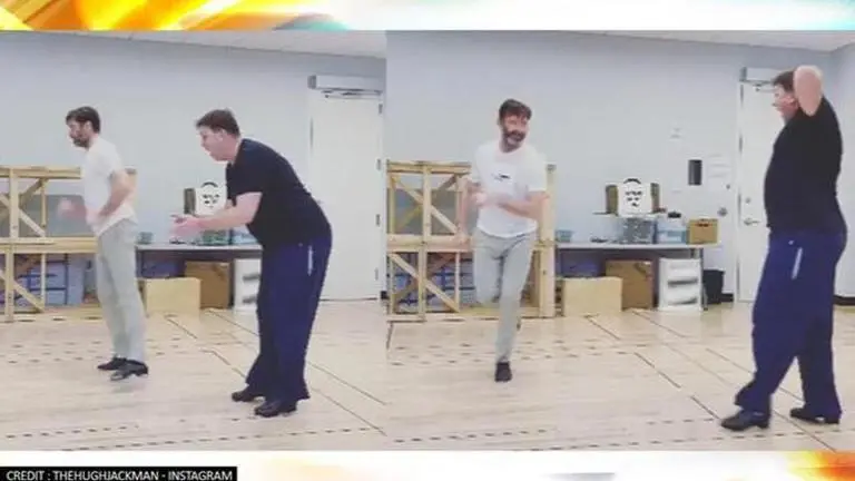 Hugh Jackman shows off tap dancing skills on US' national dance day; watch Hugh Jackman