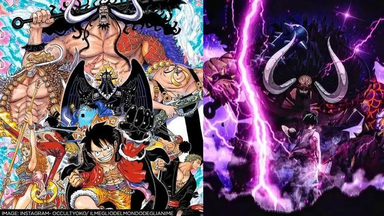 One Piece Chapter 1042 Review & Explanation: Luffy cumbles under Kaido's bagua attack One Piece Chapter 1042