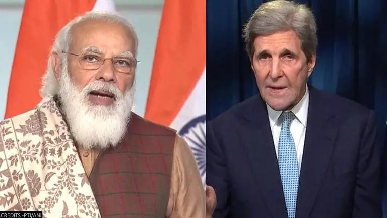 'India indisputably the world leader in renewable energy': US Envoy Kerry lauds PM Modi Image- ANI/PTI