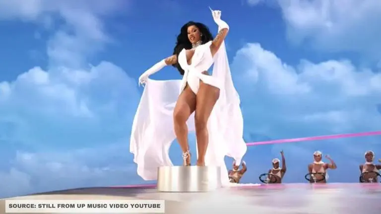 Cardi B turns 'Spirit of Ecstasy' in the steamy music video of 'Up'; fans gush 'Iconic' Cardi B