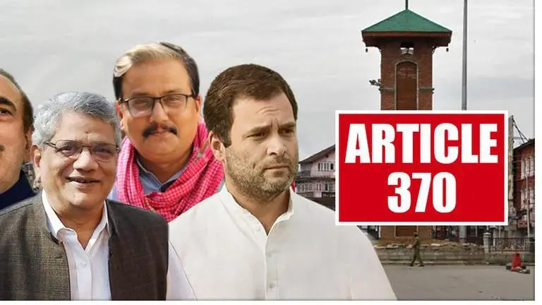 Opposition leaders led by Rahul Gandhi to visit Srinagar on Saturday Opposition leaders