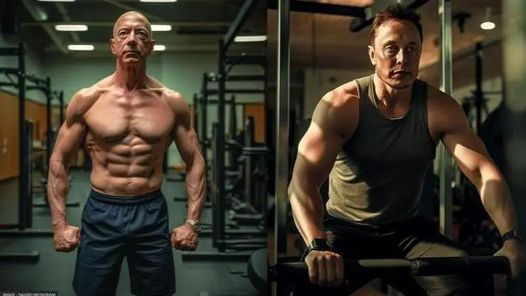 AI images of world's billionaires hitting the gym go viral: Here's how they look AI - generated images