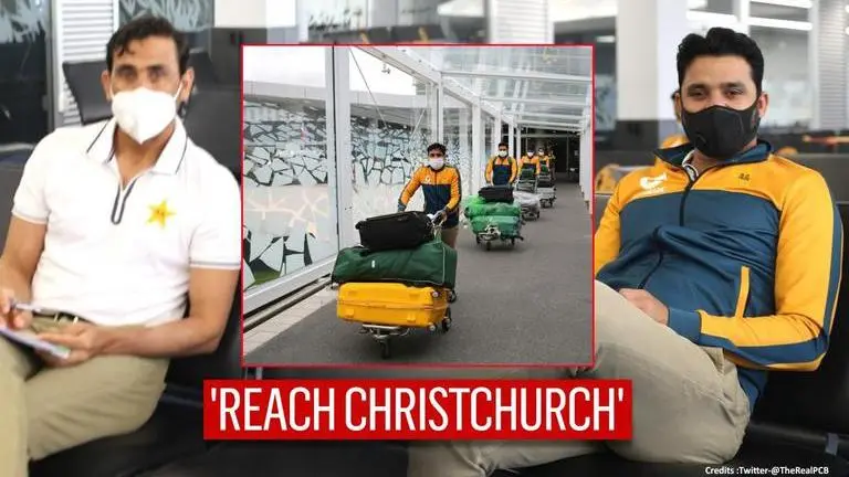 Pakistan team arrive in Christchurch for upcoming bilateral series against New Zealand Pakistan