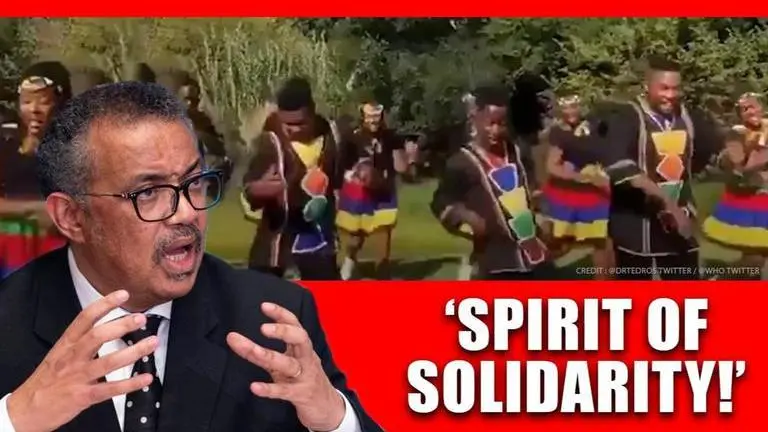 WHO chief Dr Tedros lauds choir on cheering people to 'beat COVID-19' through performance COVID-19