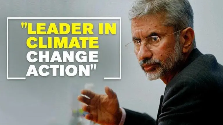 India seeks to be a leader in Climate Change Action: EAM Jaishankar India