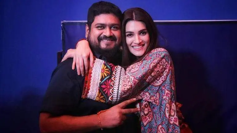 After Prabhas, Kriti Sanon seeks blessings at Tirumala temple with Om Raut kriti sanon