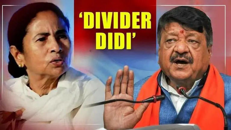 BJP's Vijayvargia takes on 'Divider Didi' Mamata over JEE claim Mamata Banerjee