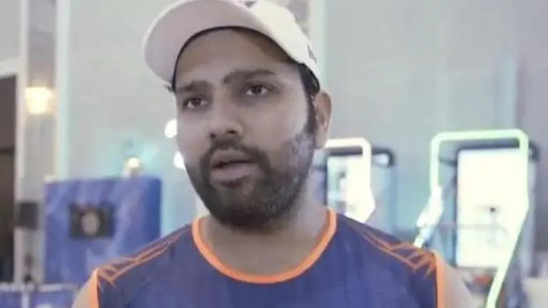Rohit Sharma sweats it out in the hotel gym ahead of Rajasthan clash; watch video Rohit Sharma