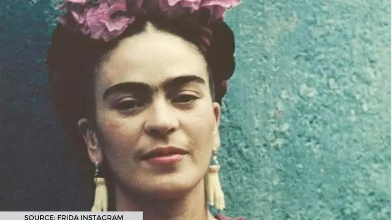 Unseen pic of the day: When Frida Kahlo looked elegant in a printed saree; Check out frida kahlo