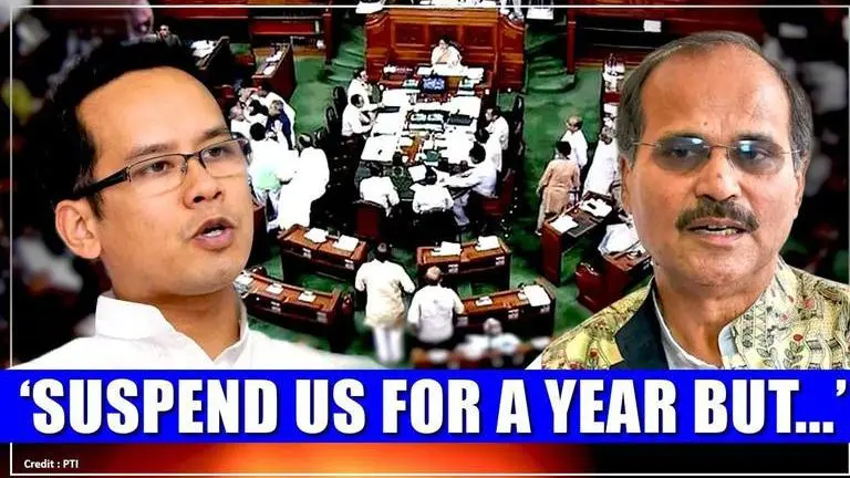 'Attempt to weaken us': Congress cries foul after suspension of 7 MPs for unruly behaviour Gaurav