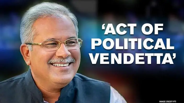 CM Bhupesh Baghel labels I-T crackdown on govt officials as 'act of political vendetta' Bhupesh