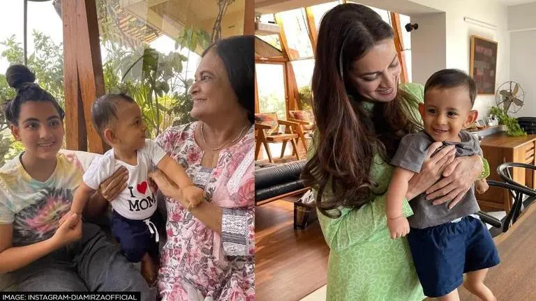 Dia Mirza reflects on her relationship with her 'babies' Avyaan & Samaira on Mother's day Dia Mirza