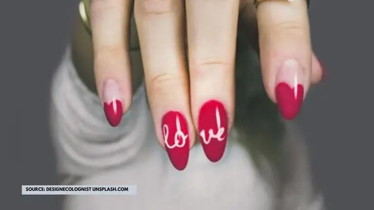 Innovative nail art to try to reduce stress during quarantining at home coronavirus