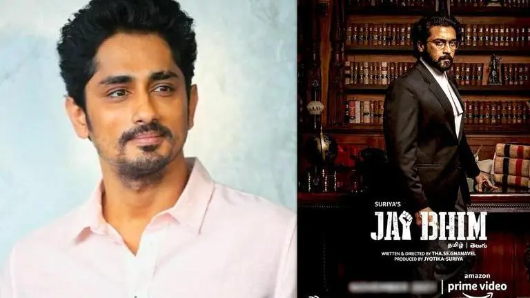 'Jai Bhim' Controversy: Siddharth comes out in support of Suriya and the makers of film Jai Bhim