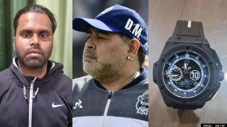 Assam Police recovers stolen luxury watch of late hero Diego Maradona, accused jailed Diego Maradona