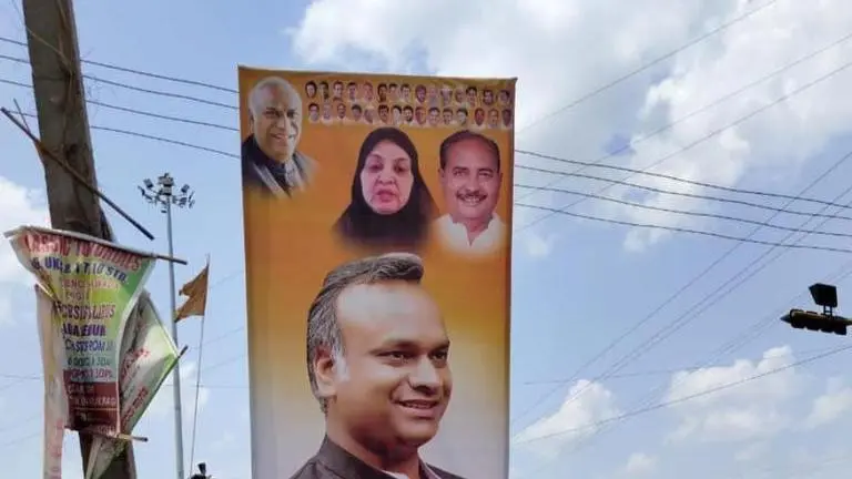 Mallikarjun Kharge's son fined for putting up Congress poster in Karnataka Priyank Kharge