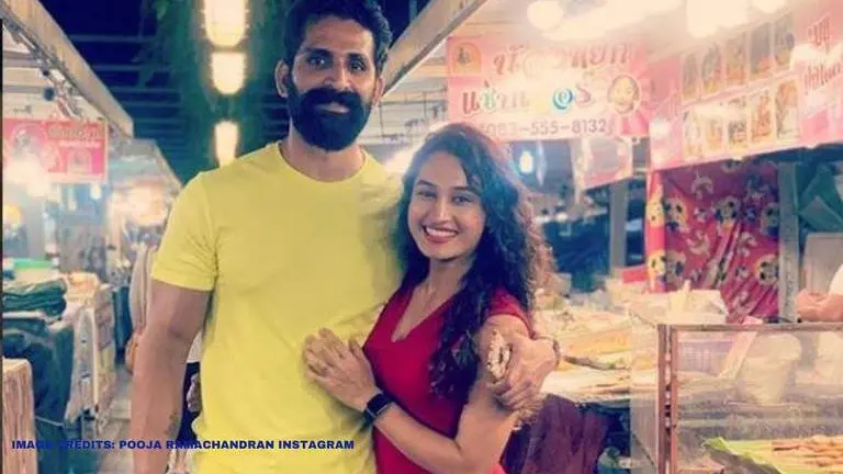Pooja Ramachandran posts unique yoga pic with husband, says 'nothing is normal now' pooja ramachandran