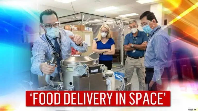 Capsule loaded with meats, reddish seeds, cheese sent to International Space Station Capsule