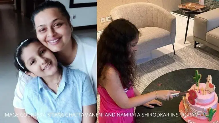 Glimpses of Mahesh Babu's daughter Sitara's intimate quarantine birthday celebration Mahesh Babu