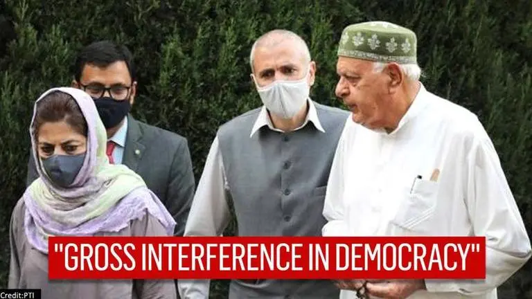 Gupkar Alliance writes to EC, claims candidates being 'confined' for 'security concerns' Farooq Abdullah