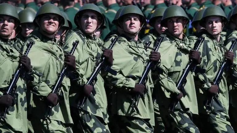 Russian peacekeepers' base in Nagorno-Karabakh