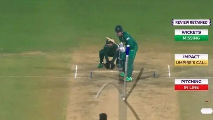 ICC accepts 'error' in Rassie Van der Dussen's controversial DRS call but says right call was made South Africa vs Pakistan
